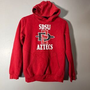 Gen2 SDSU Aztecs Hoodie Youth XL Red Pullover NCAA Sweatshirt